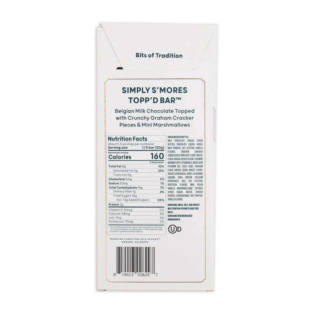 Simply S'mores Topp'd Bar