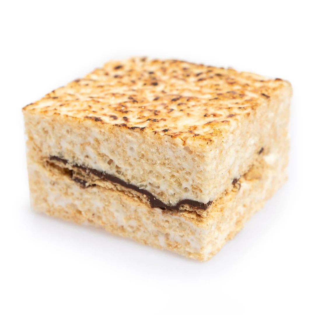 S'mores Crispy Cake