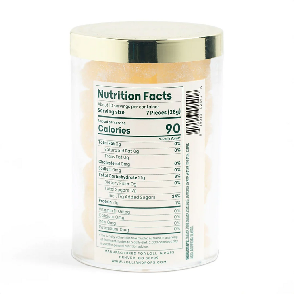 Sparkling Champagne Gummy Bears Tube