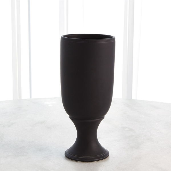Long Nose Black Vase / Short