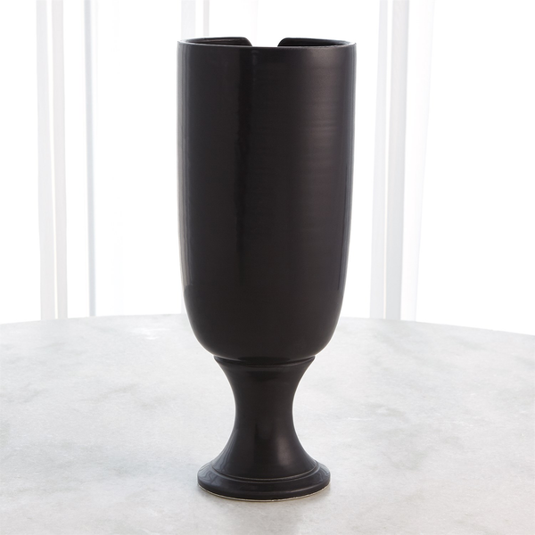 Long Nose Black Vase / Tall
