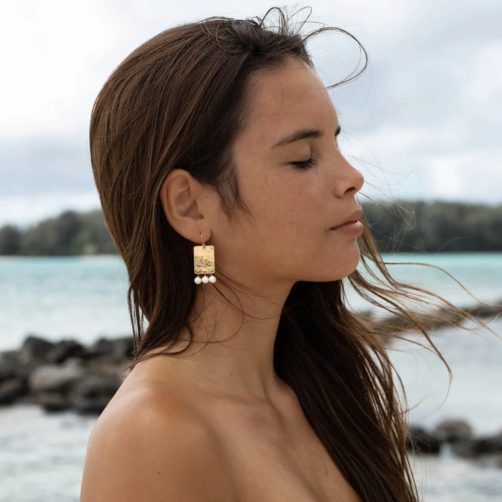 Gold Bodhi Earrings