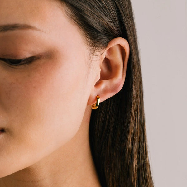 Lover's Tempo Maya Gold Hoop Earrings