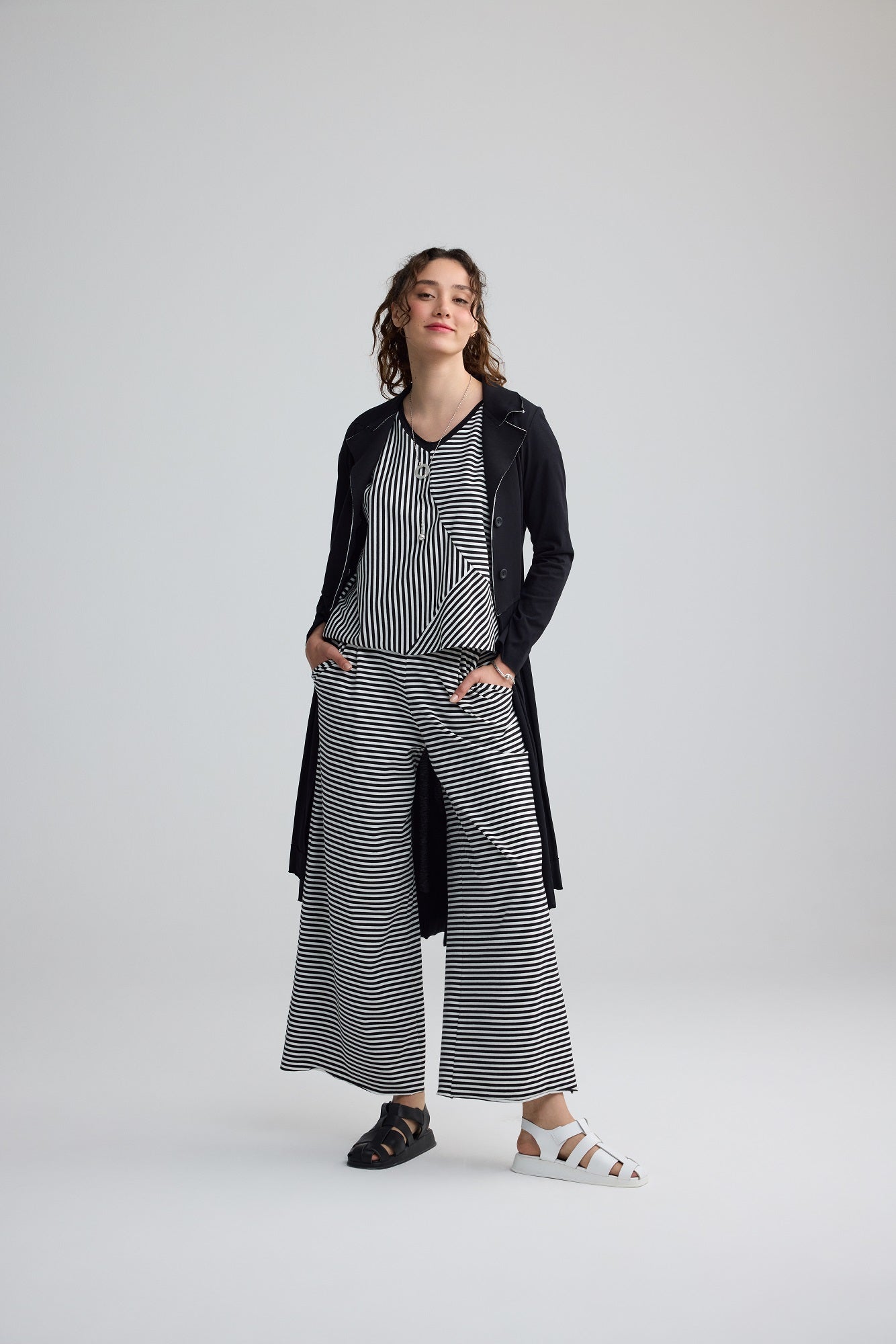 Luukaa's Juno Mandarin Stripe Pant