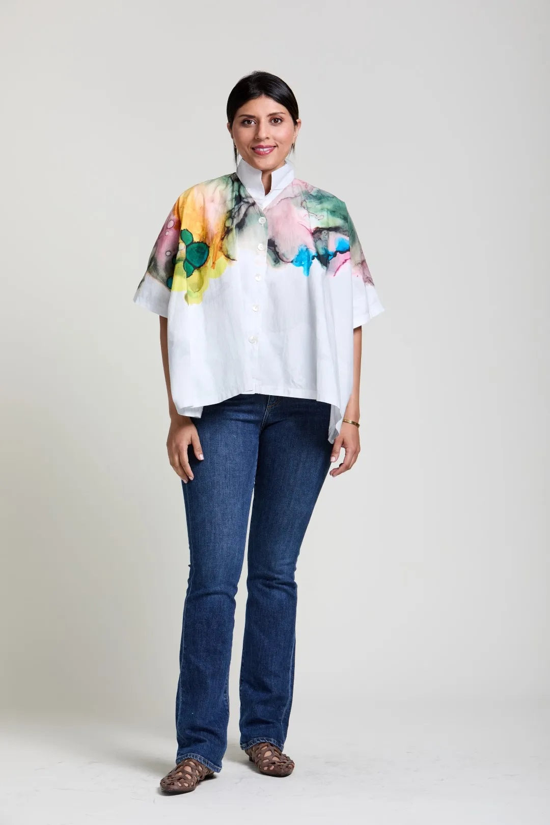 mSquare's Poncho Shirt in Splash