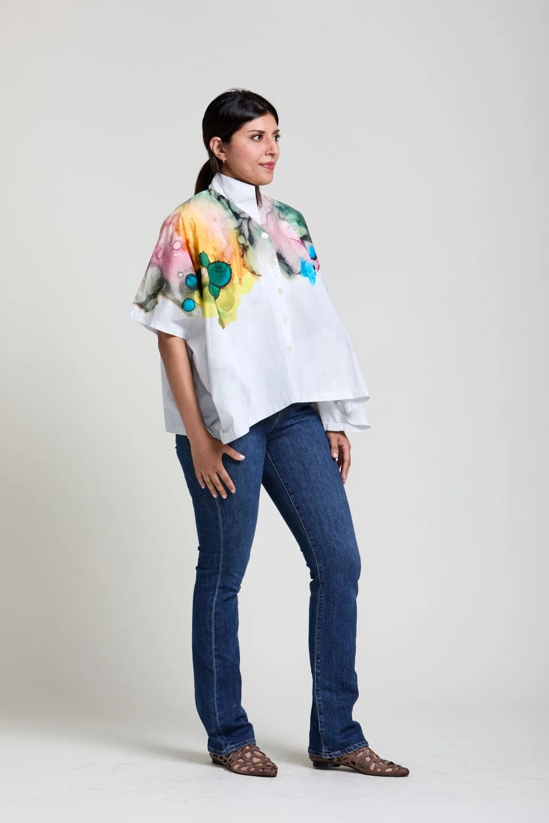 mSquare's Poncho Shirt in Splash