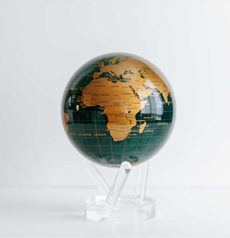 Green & Gold 6" MOVA Globe