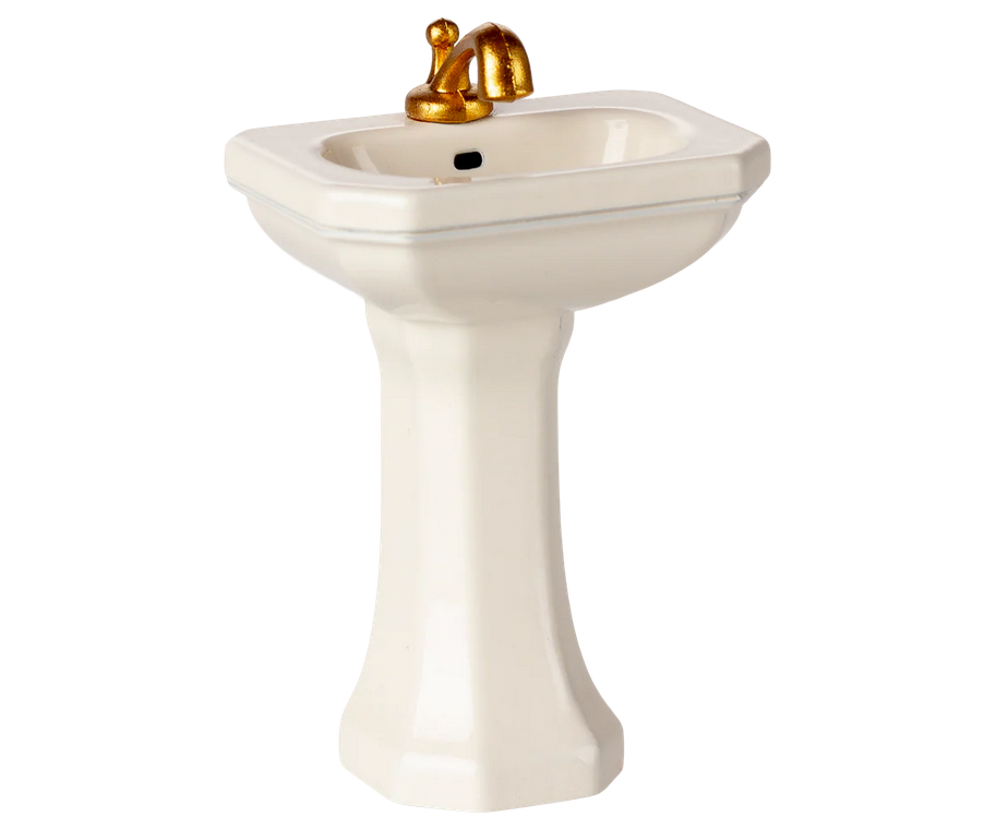 Maileg Bathroom Sink for a Mouse in Off White
