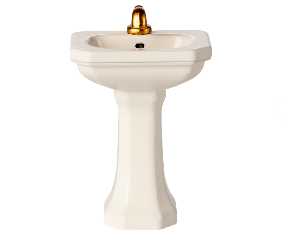 Maileg Bathroom Sink for a Mouse in Off White