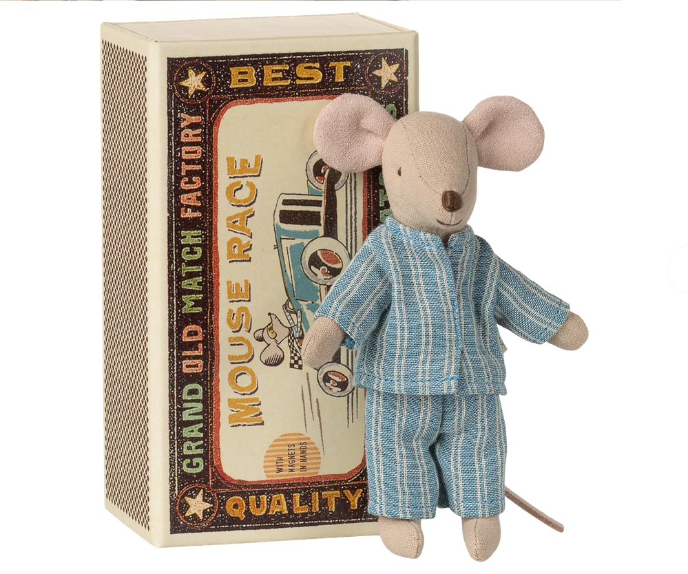 Maileg Big Brother Mouse in Matchbox