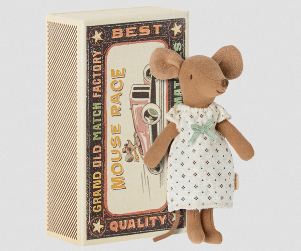 Maileg Big Sister Mouse in Matchbox