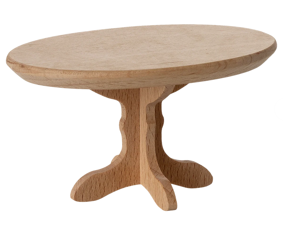 Maileg Oval Coffee Table for Mouse / Natural