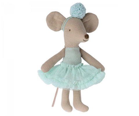 Little Sister Ballerina Mouse / Light Mint