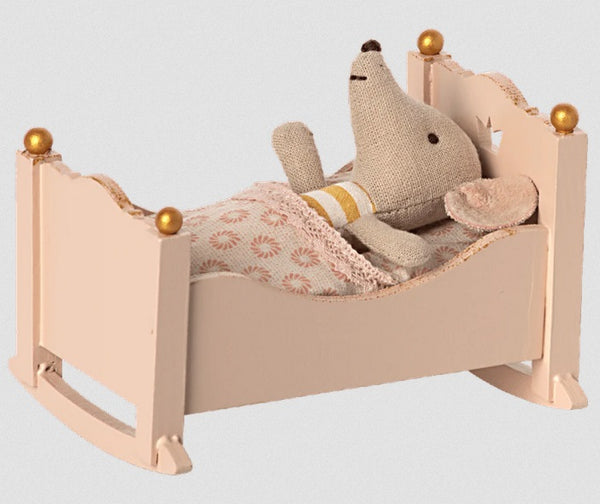 Baby Mouse Cradle in Rose