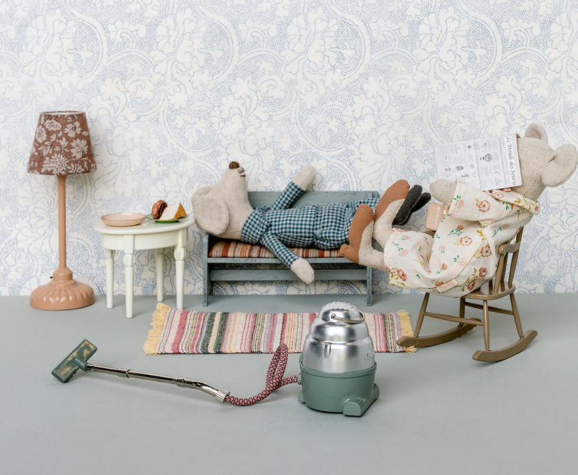 Mouse Bench / Blue | Available at Leon & Lulu