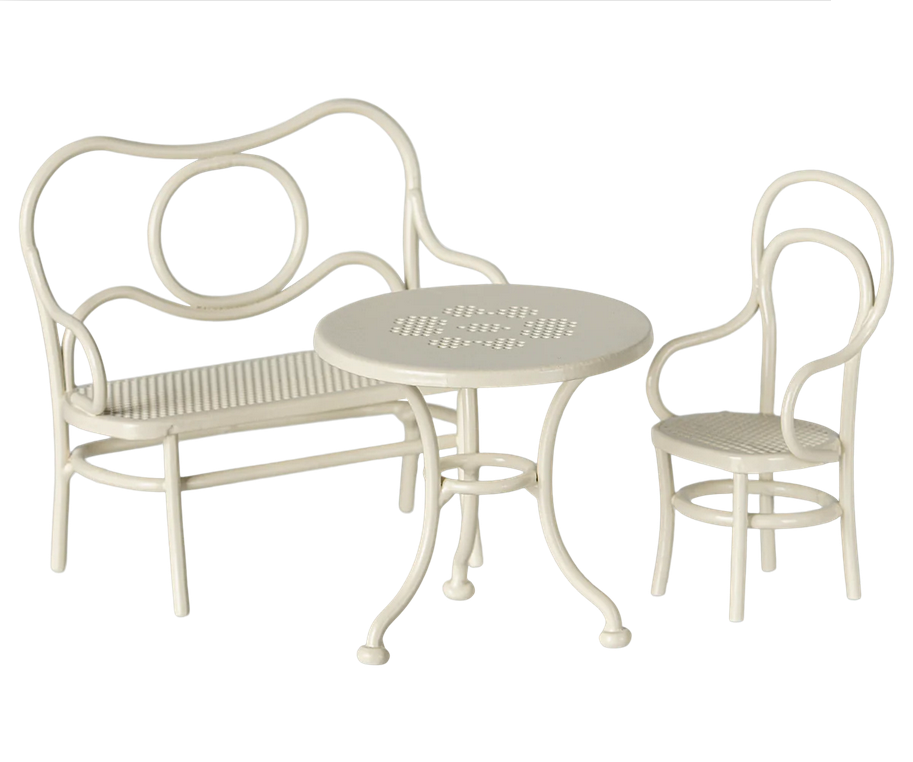 Maileg Small Cafe Set for Mouse / Off White