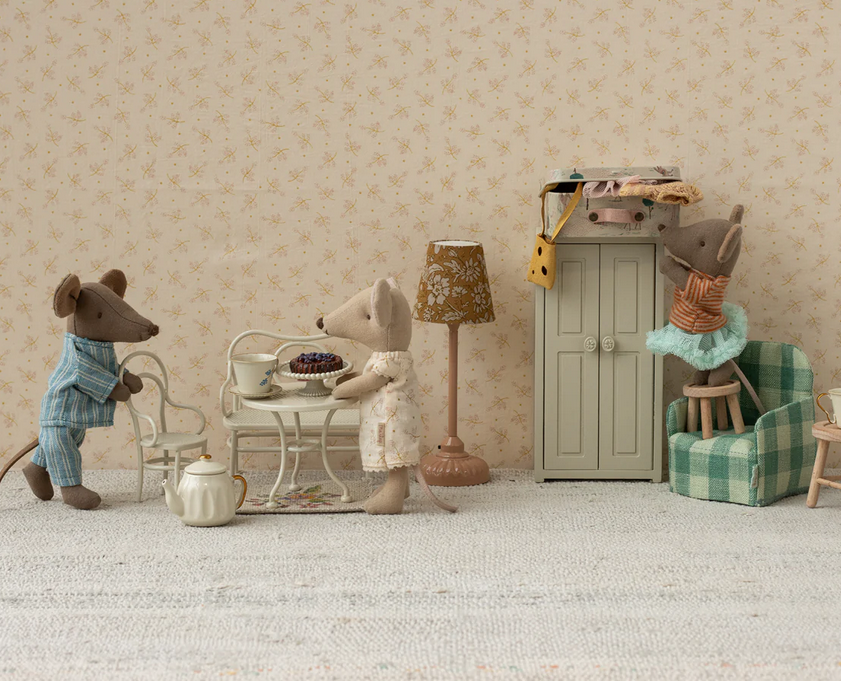 Maileg Small Cafe Set for Mouse / Off White