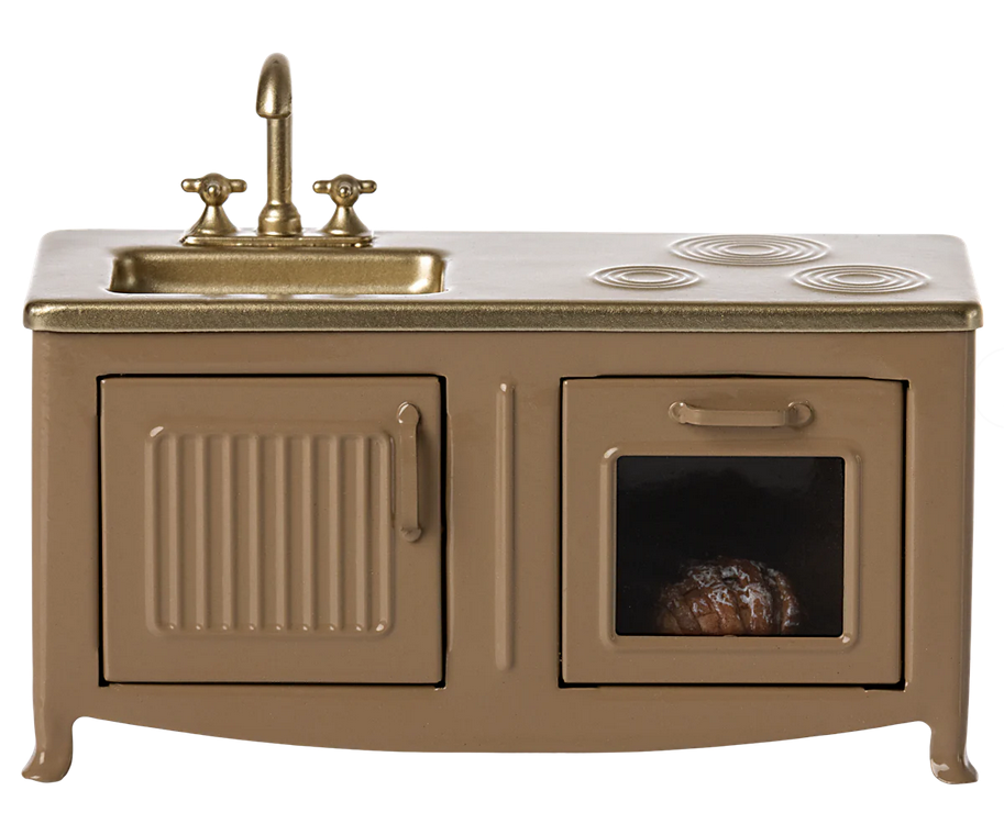 Maileg's Mouse Kitchen in Light Brown