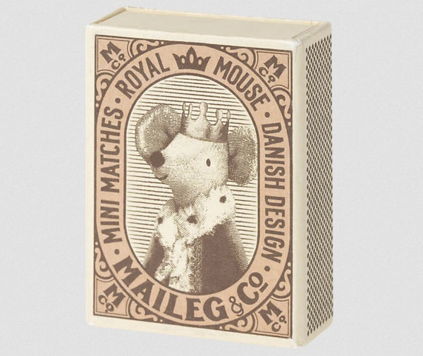 Sleepy Baby Mouse in Matchbox / Rose
