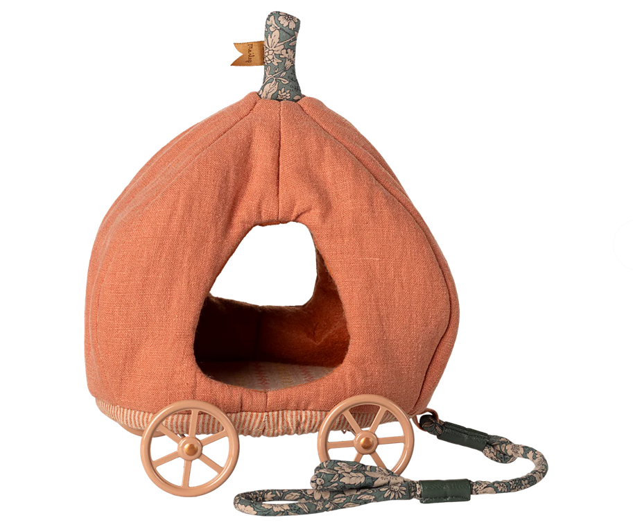 Maileg Pumpkin Carriage for Mouse