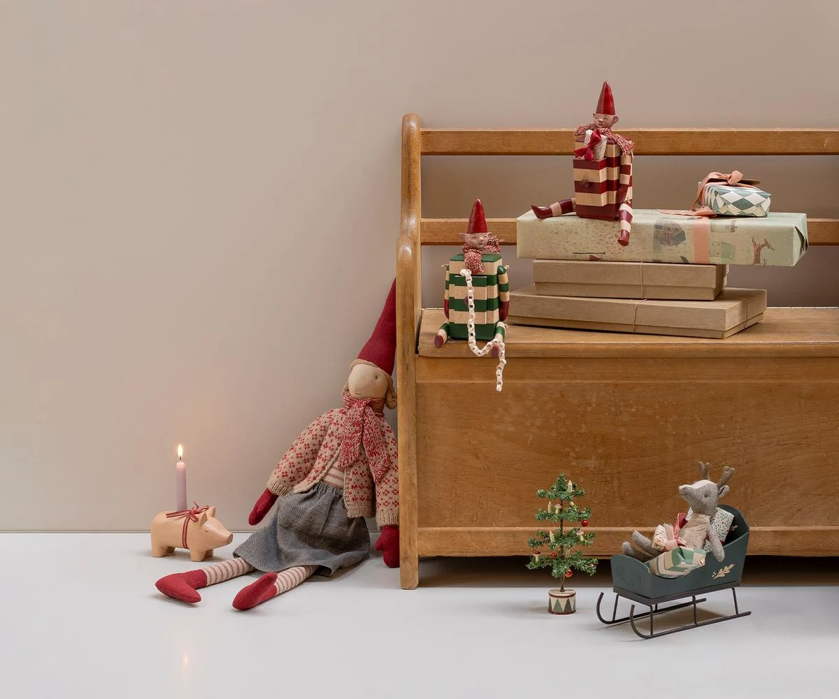 Maileg Sleigh for Mouse / Green