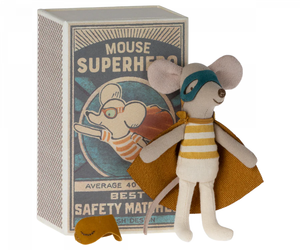 Super Hero Little Brother Mouse in Matchbox