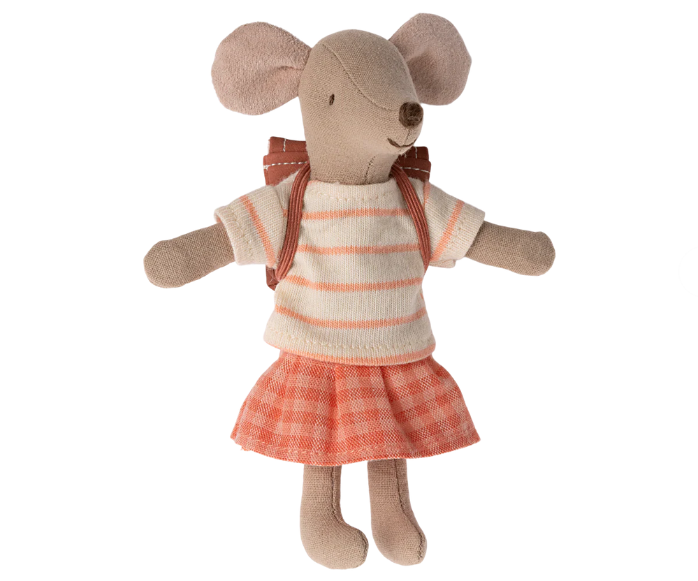 Big Sister Tricycle Mouse / Coral