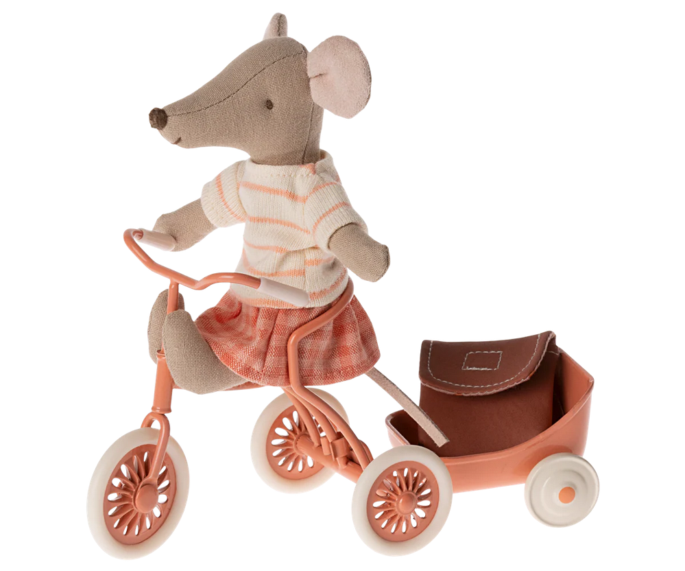 Big Sister Tricycle Mouse / Coral