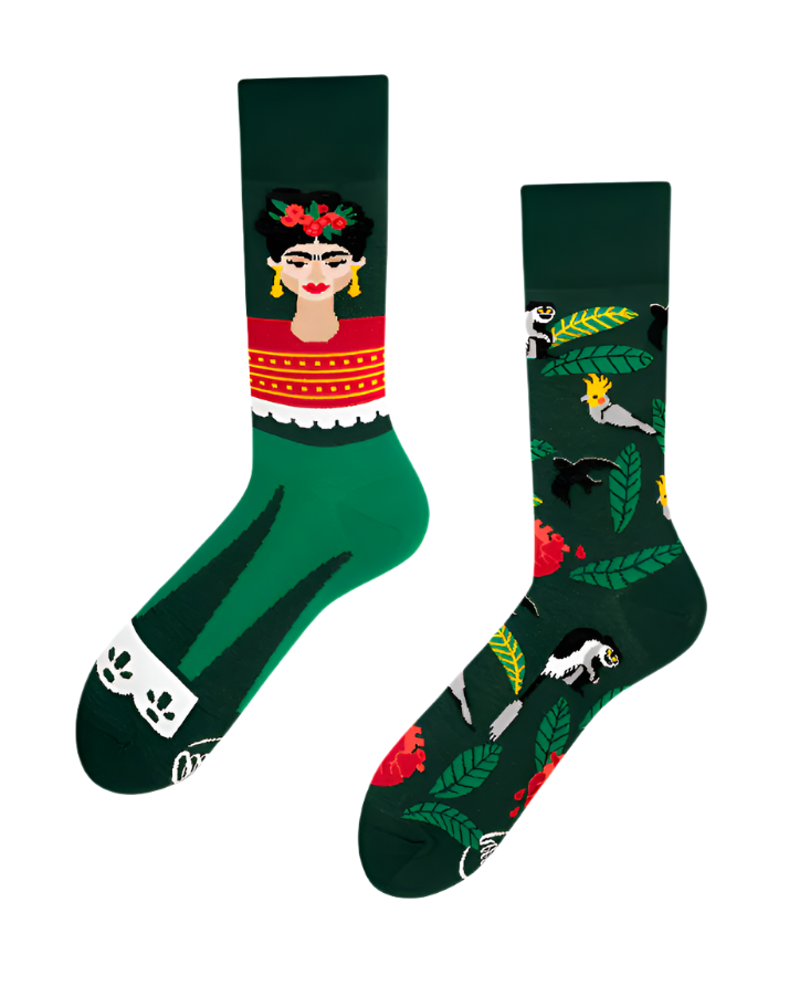 Many Mornings Mismatched Crew Socks - Feel Freeda