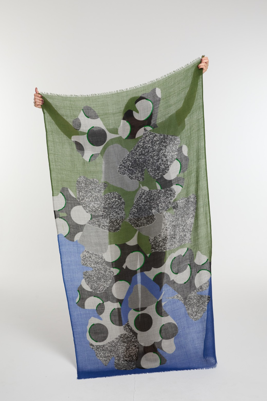 Mapoesie Eternel Scarf in Blue Green