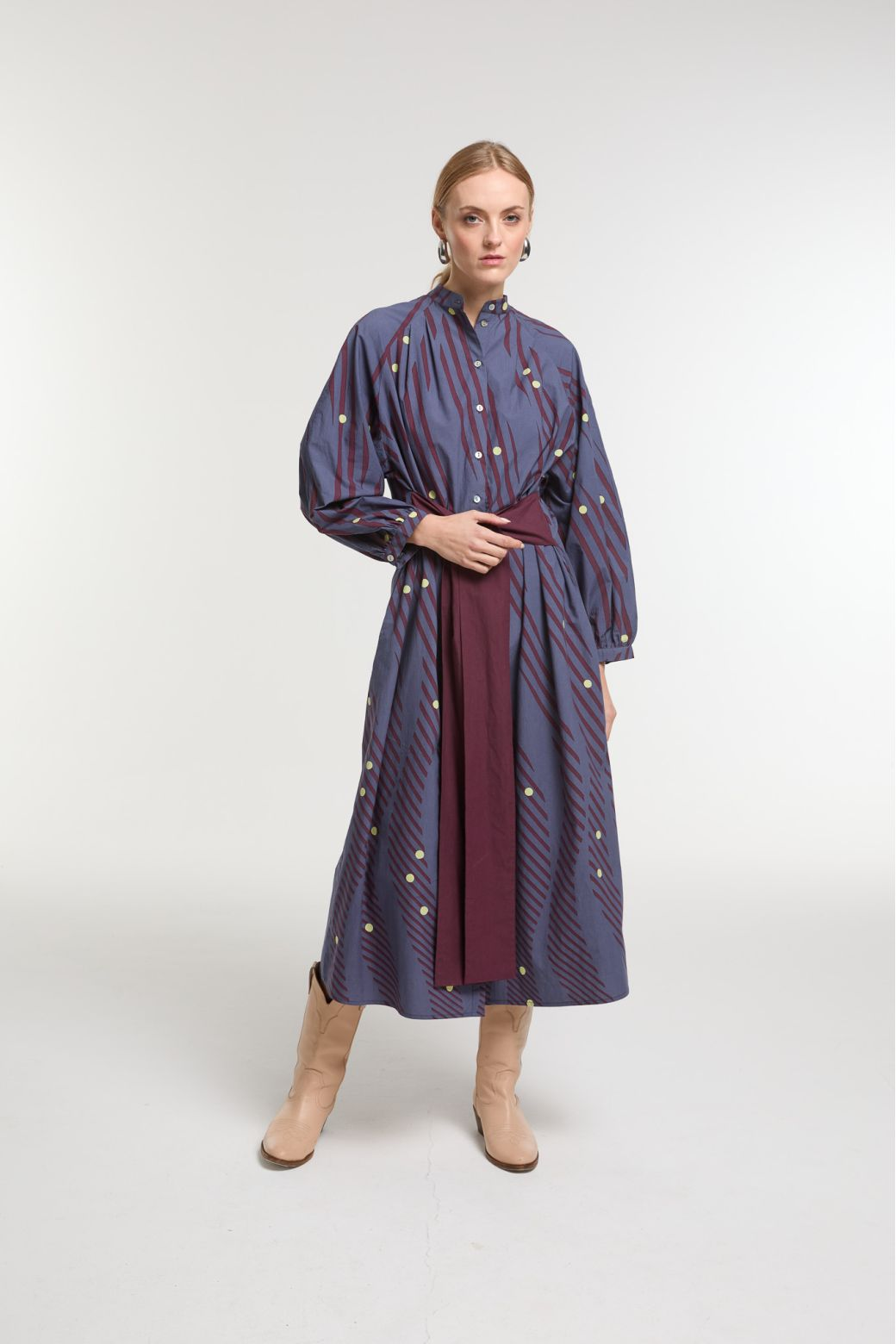 Mapoesie Eulalie Moon Dress in Night Blue