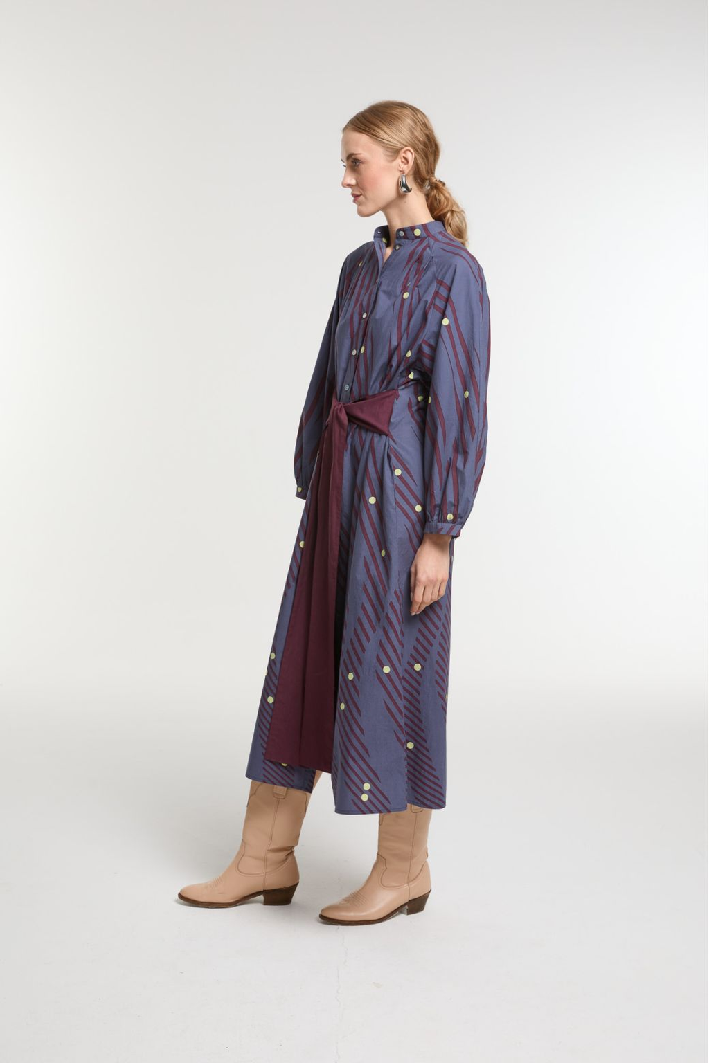 Mapoesie Eulalie Moon Dress in Night Blue