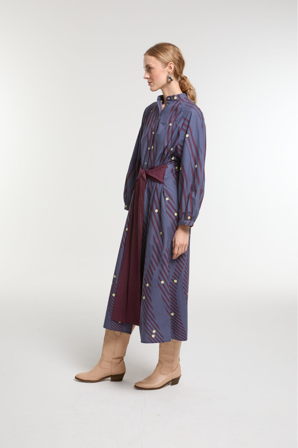 Mapoesie Eulalie Moon Dress in Night Blue