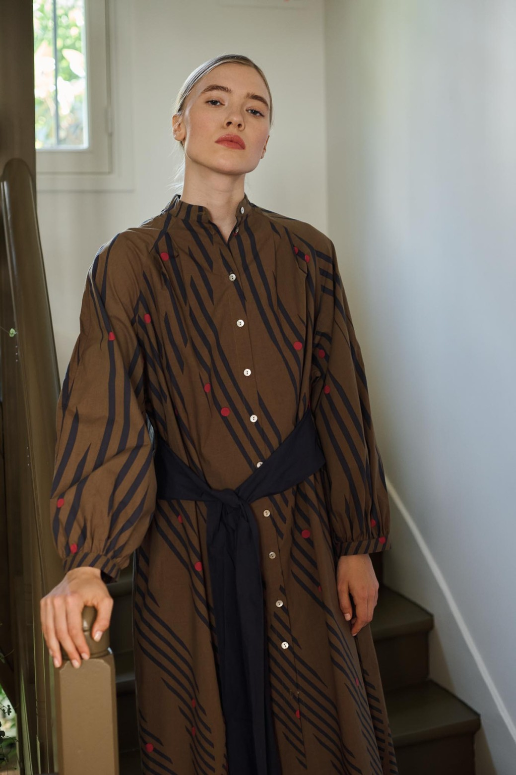 Mapoesie Eulalie Moon Dress in Khaki