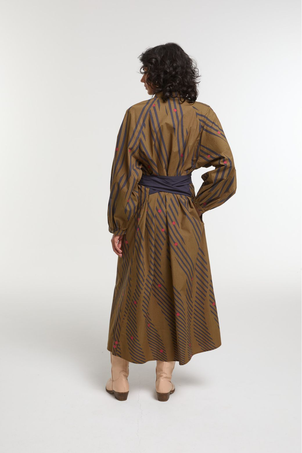 Mapoesie Eulalie Moon Dress in Khaki