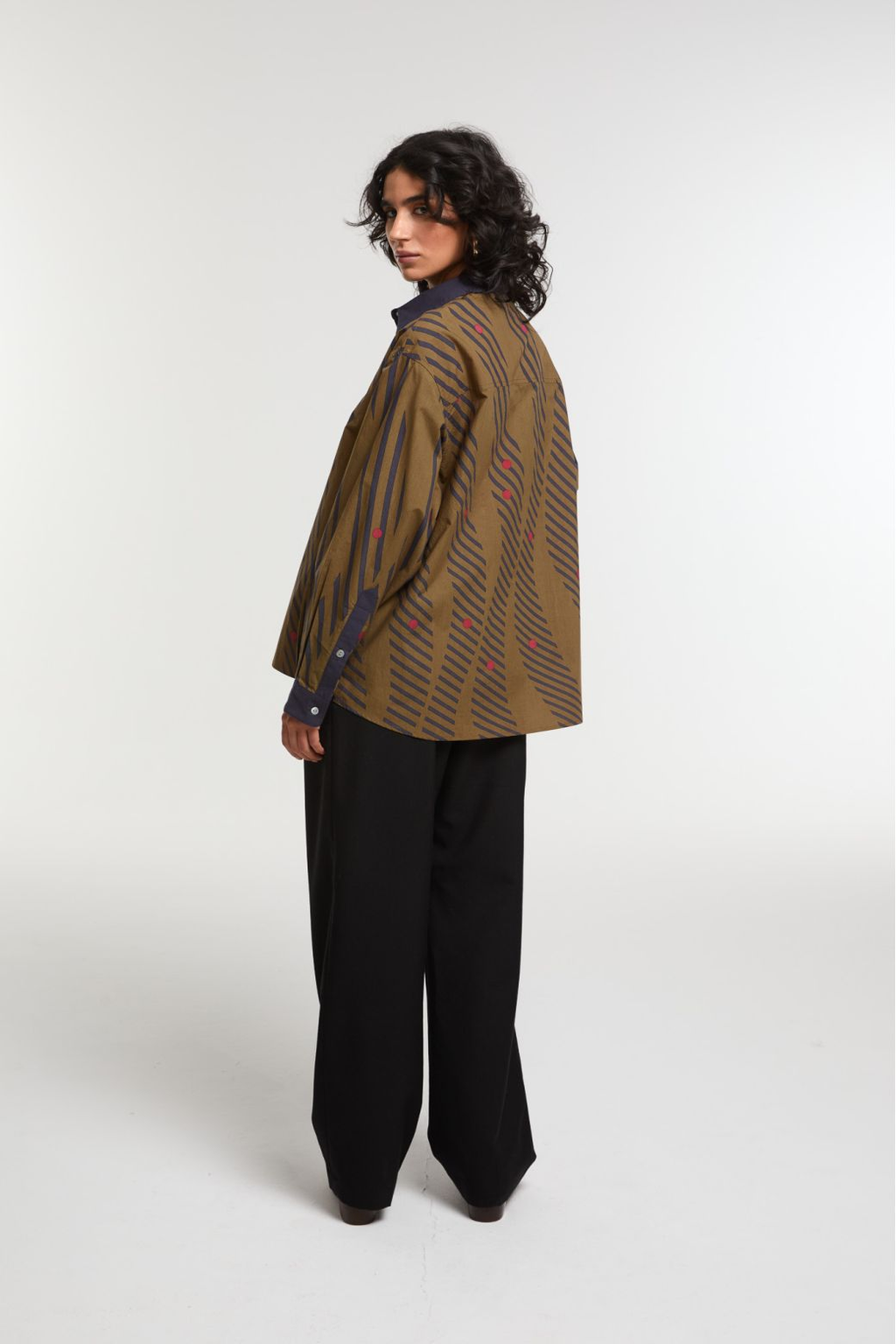 Mapoesie Rosalie Moon Shirt in Khaki