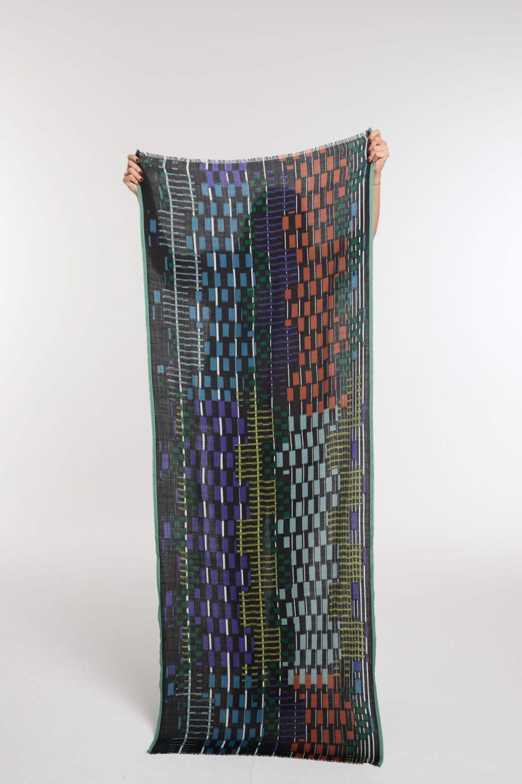 Mapoesie Saccade Scarf in Black Blue