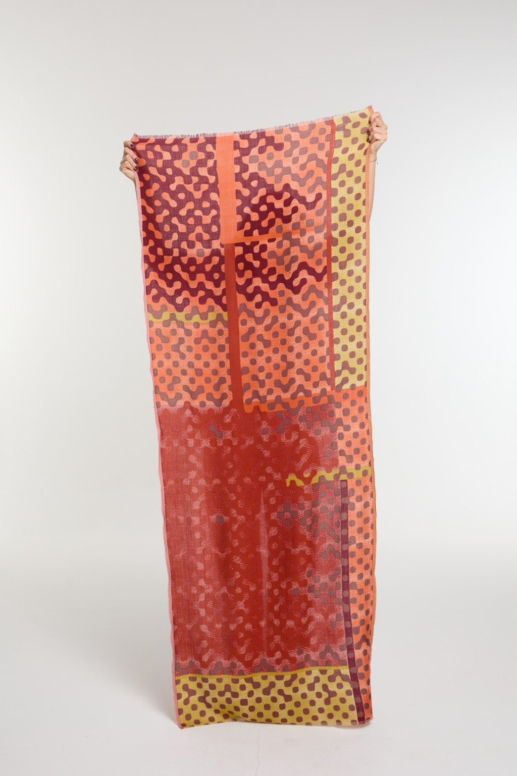 Mapoesie's Variation Scarf in Cinnabar