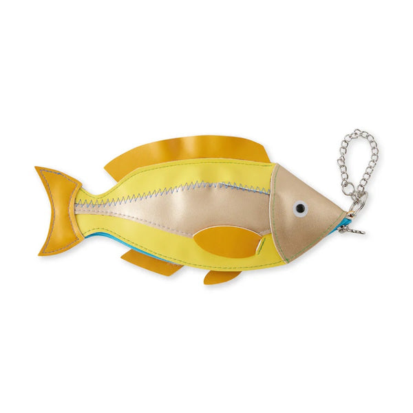 Yup! Marushin Fresh Fish Zip Pouch Yellow