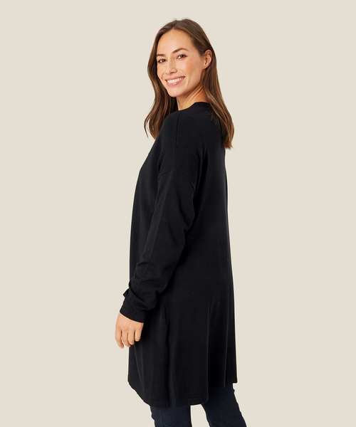 Masai Lon Cardigan in Black