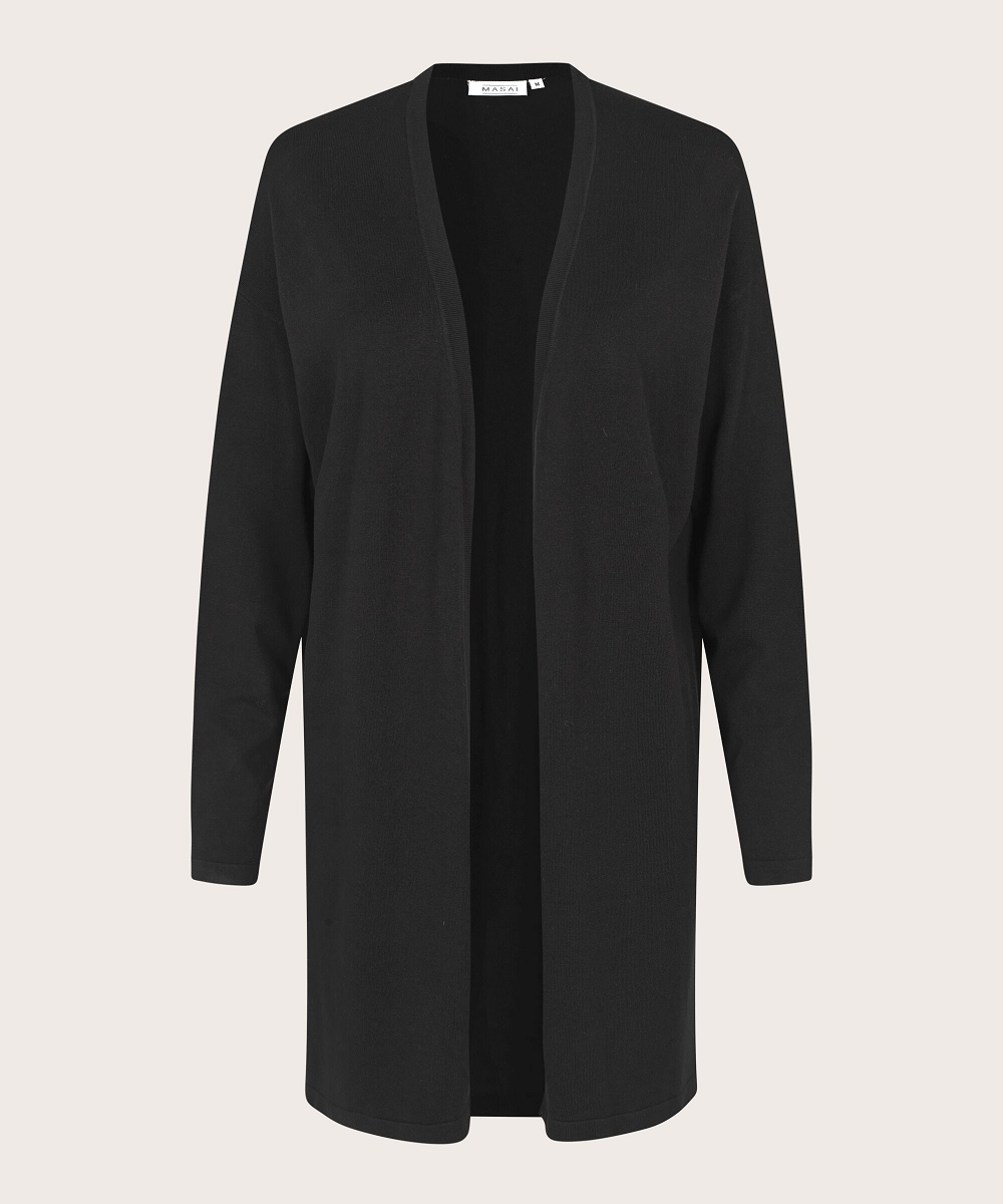 Masai Lon Cardigan in Black