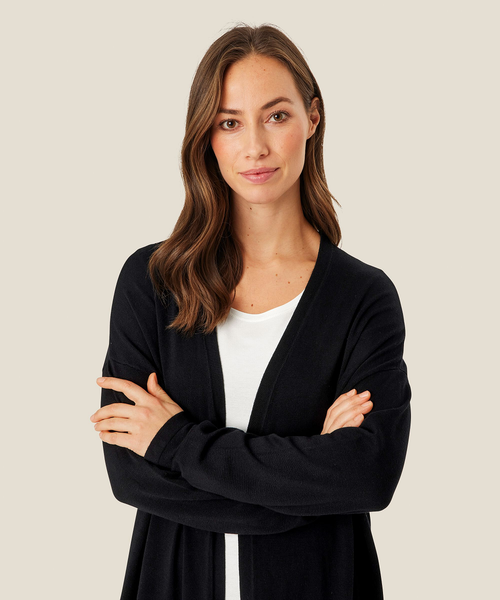 Masai Lon Cardigan in Black