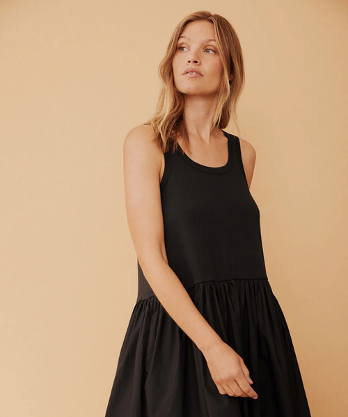 Masai's Naha Sleeveless Dress in Black