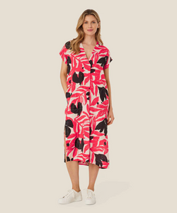 Masai Olivian Dress in Hibiscus Print