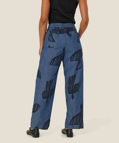 Masai Payton Printed Denim Trousers