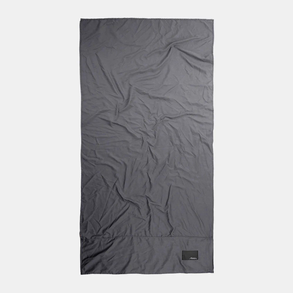 Matador Travel NanoDry Packable Beach Towel in Charcoal