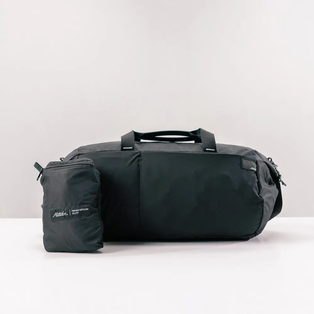 Matador ReFraction Packable Duffle Bag in Black