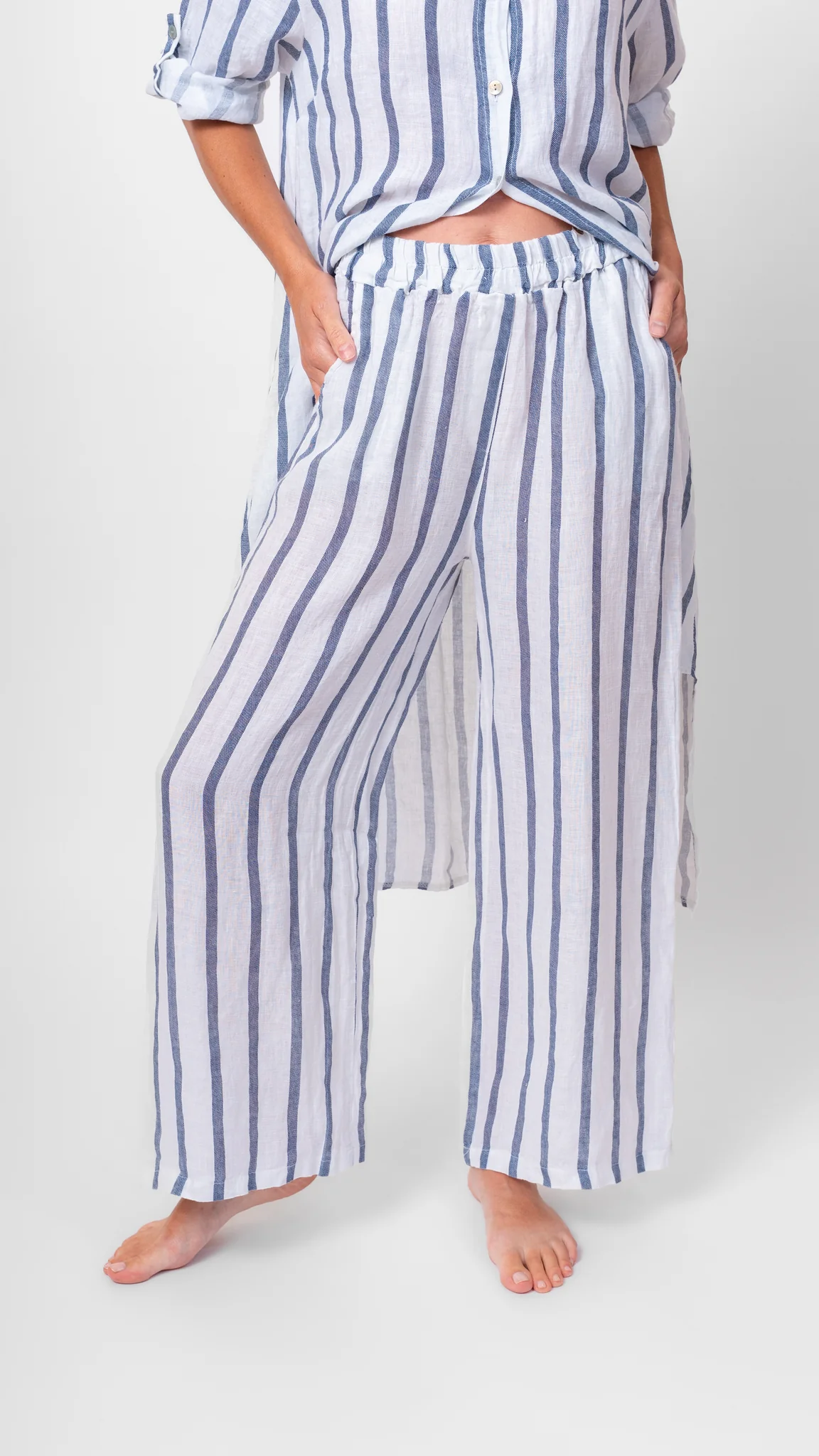 Striped Linen Pant