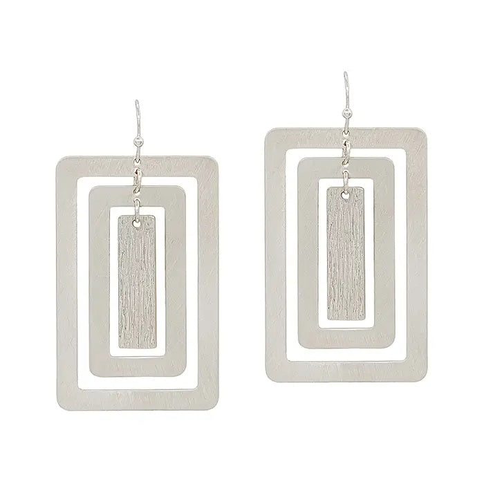 Meghan Browne Xan Silver Earrings