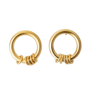 Prat Earrings / Gold